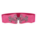 Grace Karin Women Ladies Girls Fashion Wide Metal Hook Ceinture Ceinture élastique extensible CL010415